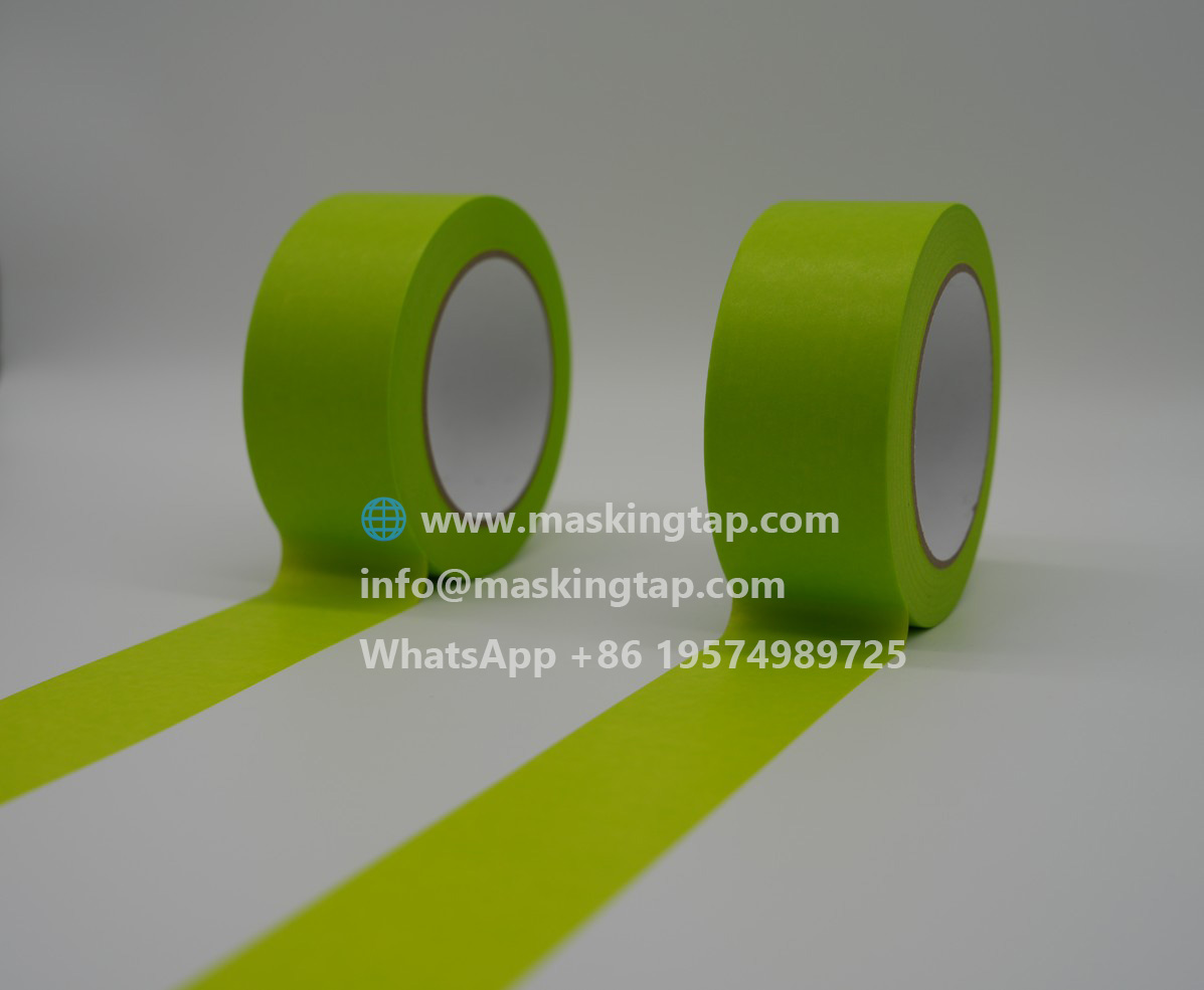 Green Masking Tape Pasted on PVC Paper – Clean Adhesion &amp;amp; Easy Removal
